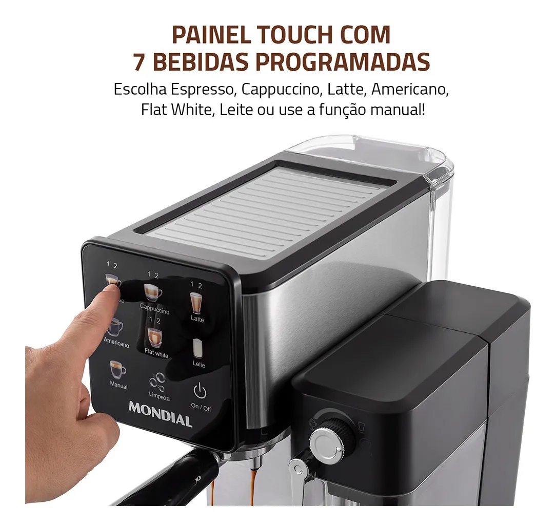 Cafeteira Espresso Automática Mondial Dolce Latte - 3